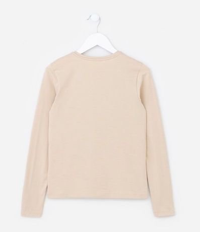 Remera Manga Larga Infantil en Cotton - Talle 5 a 14 años 2