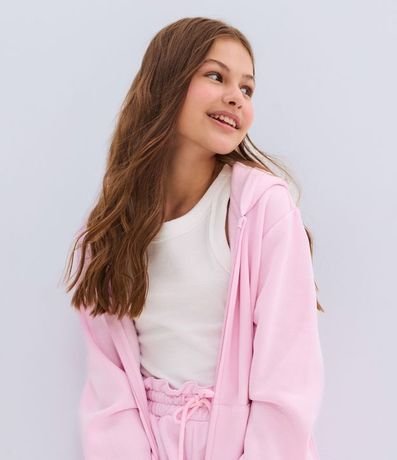 Musculosa Cropped Infantil en Rib - Talle 5 a 14 años
