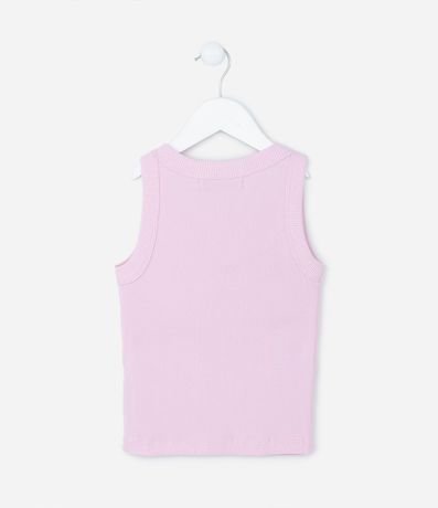 Musculosa Cropped Infantil en Rib - Talle 5 a 14 años 2