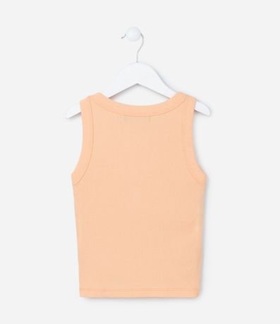 Musculosa Cropped Infantil en Rib - Talle 5 a 14 años 2
