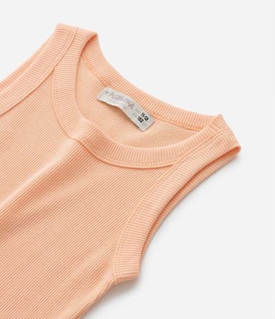Musculosa Cropped Infantil en Rib - Talle 5 a 14 años 5