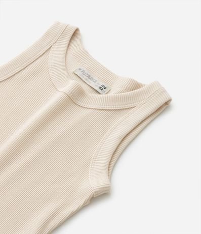 Musculosa Cropped Infantil en Rib - Talle 5 a 14 años 4