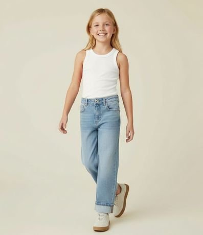 Musculosa Cropped Infantil en Rib - Talle 5 a 14 años