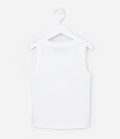 Musculosa Cropped Infantil en Rib - Talle 5 a 14 años 2