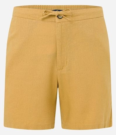 Bermuda Slim en Viscolino con Cordón y Bolsillos 7