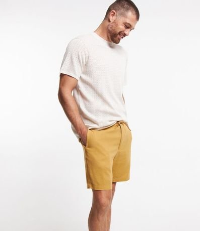 Bermuda Slim en Viscolino con Cordón y Bolsillos 2