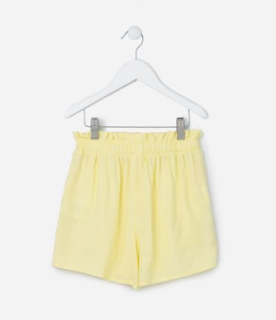 Short Clochard Infantil en Viscosa con Lazo - Talle 5 a 14 años 2