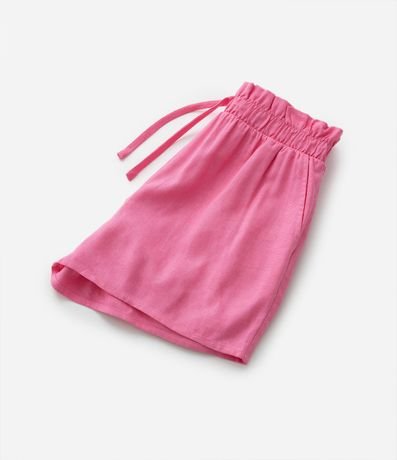 Short Clochard Infantil en Viscosa con Lazo - Talle 5 a 14 años 5