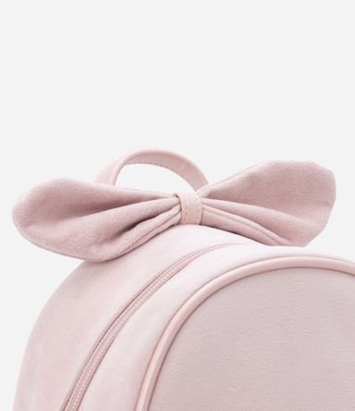 Mochila Infantil en PU con Moña y Pompón - Talle U 3