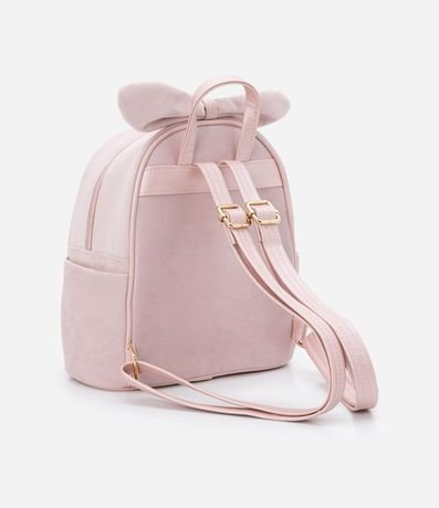 Mochila Infantil en PU con Moña y Pompón - Talle U 7