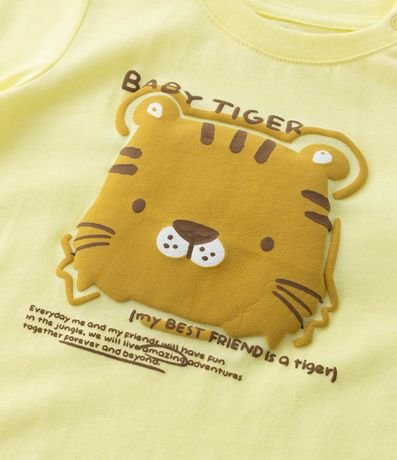 Conjunto Infantil con Estampa de Tigre - Talle 0 a 18 meses 3