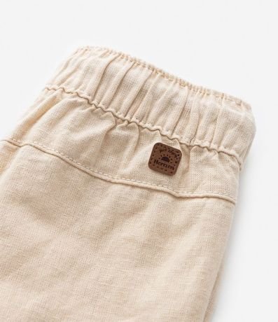 Bermuda Infantil en Lino con Bolsillo - Talle 1 a 5 años 5