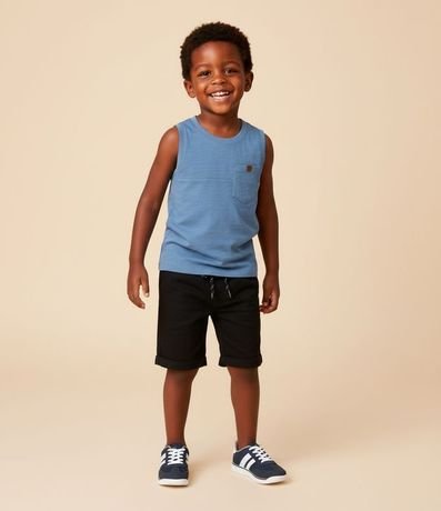 Musculosa Infantil en Algodón con Bolsillo - Talle 1 a 5 años