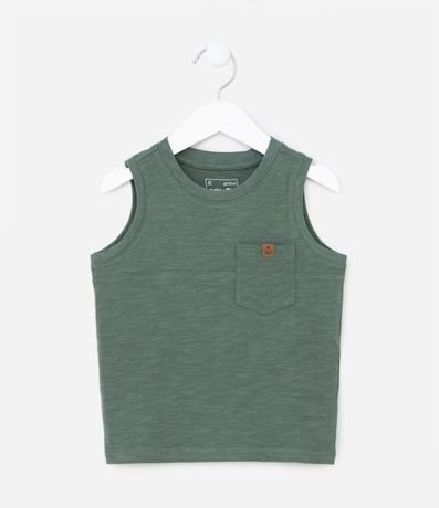 Musculosa Infantil en Algodón con Bolsillo - Talle 1 a 5 años 1