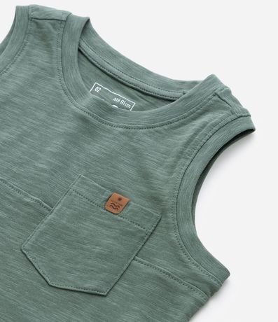 Musculosa Infantil en Algodón con Bolsillo - Talle 1 a 5 años 5