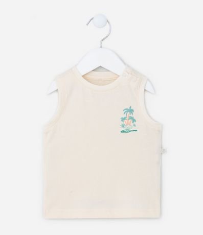 Conjunto Infantil con Estampa Cocoteros - Talle 3 a 18 meses 2