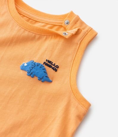 Conjunto Infantil con Estampa de Dinos - Talle 0 a 18 meses 3