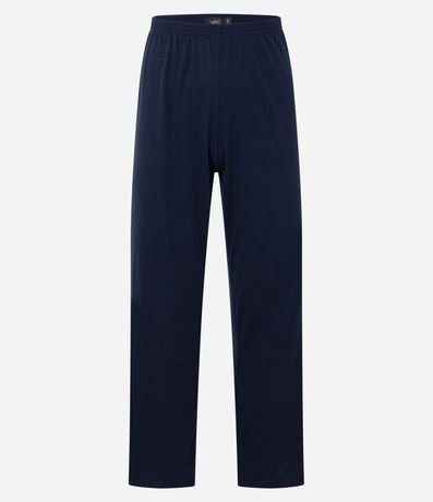 Pijama Largo en Media Malla con Contraste en la Vista 7