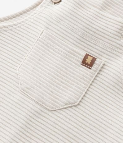 Peto Infantil Texturizado con Pequeño Bolsillo - Talle 0 a 18 meses 4