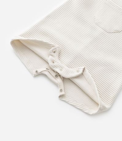 Peto Infantil Texturizado con Pequeño Bolsillo - Talle 0 a 18 meses 6