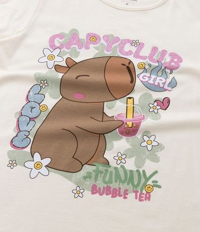 Remera Infantil con Estampado de Carpincho - Talle 5 a 14 años 4