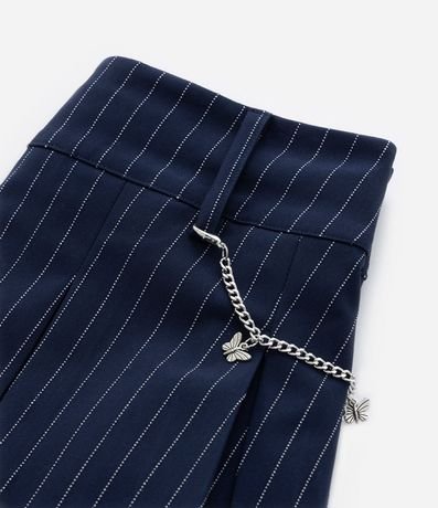 Pollera Plisada Sastrería Infantil Rayada y con Cadena - Talle 5 a 14 años 6