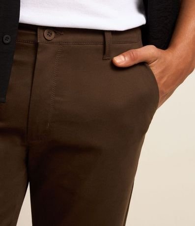 Pantalón en Algodón Fit Cropped 4