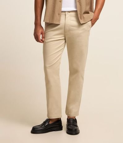 Pantalón en Algodón Fit Cropped 7