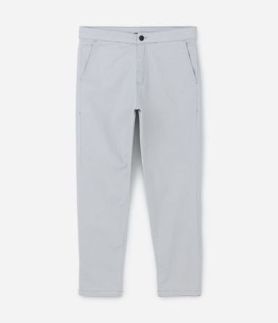 Pantalón Slim en Sarga con Bolsillos 6