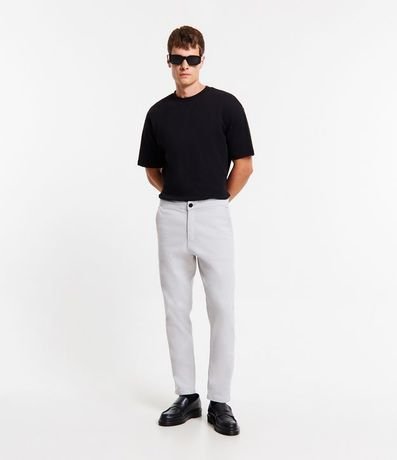 Pantalón Slim en Sarga con Bolsillos 2