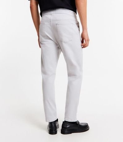 Pantalón Slim en Sarga con Bolsillos 4