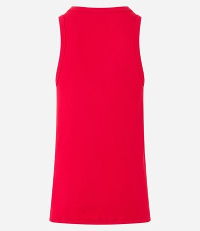 Musculosa Regular Básica en Rib de Algodón 5