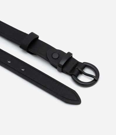 Cinturón Mediano con Hebilla Redondeada 3