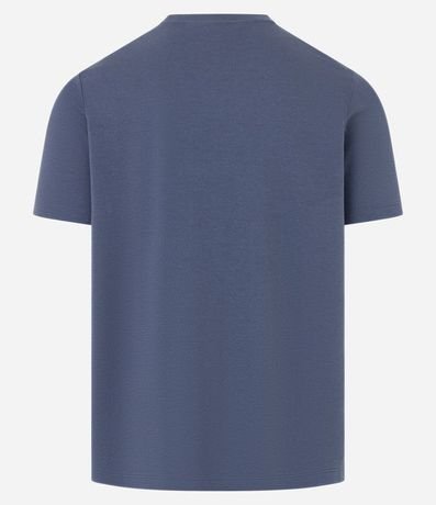 Remera Slim en Algodón con Textura Acanalada 7