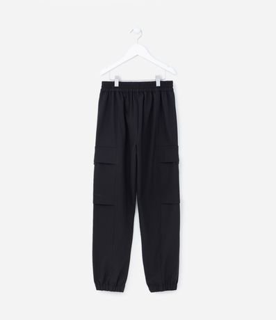 Pantalón Infantil en Microfibra con Bolsillos Cargos - Talle 5 a 14 años 3