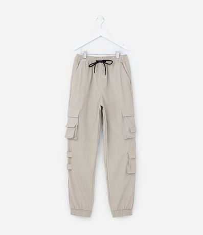 Pantalón Infantil con Bolsillos Cargo y Velcro - Talle 5 a 14 años