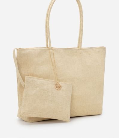 Bolsa de Playa Grande con Breteles Finos y Necesaire 2