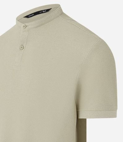 Polo Manga Corta Cuello Mao 5