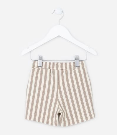 Bermuda Infantil Rayada con Cintura Elástica - Talle 1 a 5 años 2