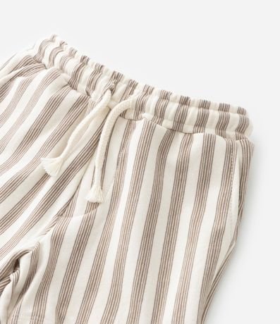 Bermuda Infantil Rayada con Cintura Elástica - Talle 1 a 5 años 5