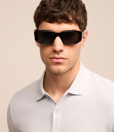 Polo Slim en Media Malla con Botones y Textura Acanalada 4