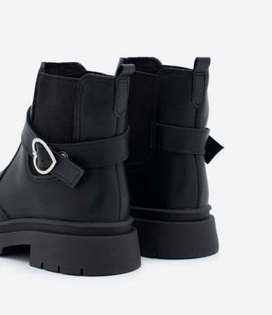 Bota Infantil con Caña Corta y Hebilla en Corazón - Talle 26 al 36 2