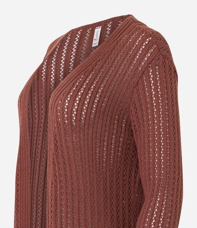 Saco Alargado en Punto Texturizado 7