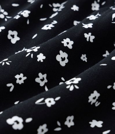 Vestido Infantil en Viscosa con Estampa Floral - Talle 5 a 14 años 3