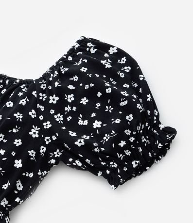 Vestido Infantil en Viscosa con Estampa Floral - Talle 5 a 14 años 6