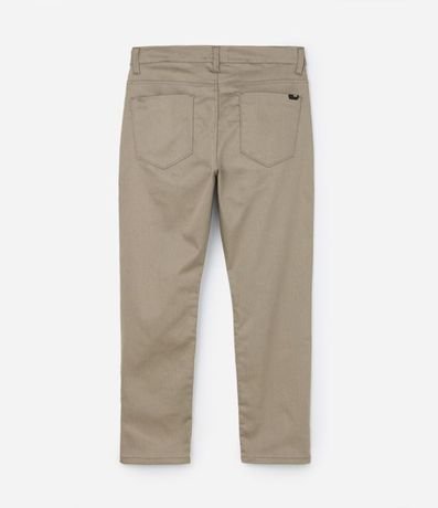 Pantalón Slim Cropped en Sarga con Bolsillos 7
