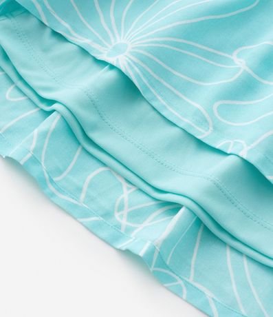 Vestido Infantil con Botones y Estampa Floral - Talle 5 a 14 años 4