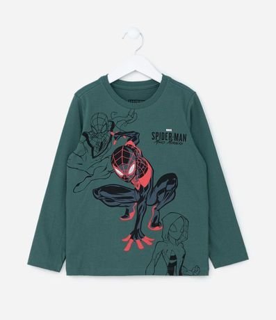 Remera Infantil Comfort con Estampa del Spider-Man - Talle 3 a 10 años