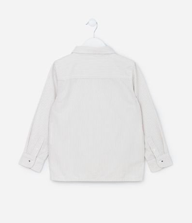 Camisa Infantil en Oxford Rayada - Talle 5 a 14 años 2