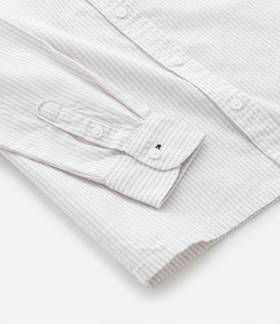 Camisa Infantil en Oxford Rayada - Talle 5 a 14 años 5